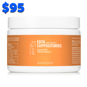 PurO3 EDTA Suppositories with Vitamin C